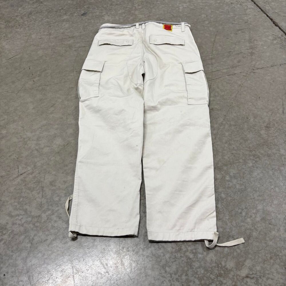 Y2K Empyre White Baggy Cargo Pants